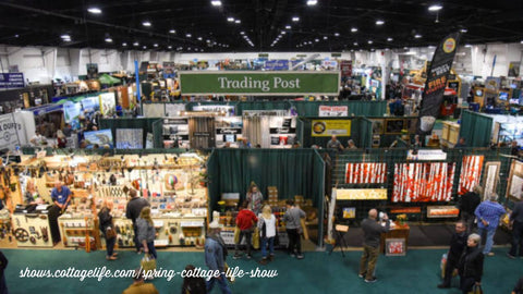 Spring Cottage Life Show trading post area