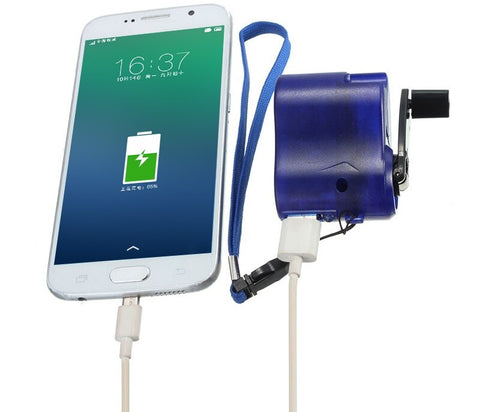 Chargeur manuel d'urgence pour téléphone portable