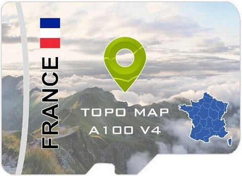 Carte Pro Topo A100 [DHS France V4] pour GPS Garmin