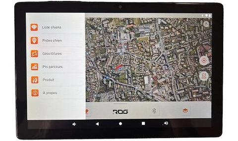 Tablette voiture RoG TrackTab pour suivi GPS chiens de chasse