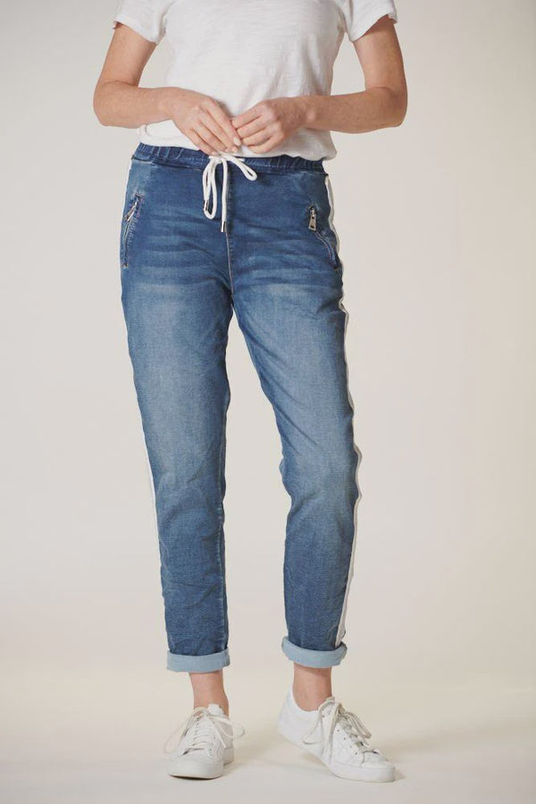 Italian Star Ralph jogger denim - Cotton - Made in Italy