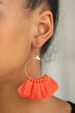 Peruvian Princess – Orange Coral Knotted Tassel - Shon's Jewels Boutique