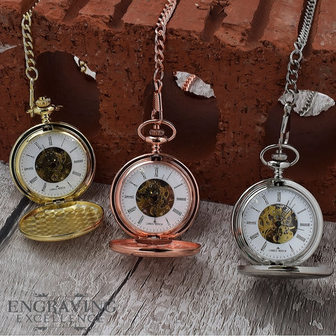 Engraved Pocket Watches, Personalised Gifts, Engraving Excellence