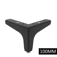 4pcs Adjustable Height Hardware Furniture Legs Metal Triangle Table Hairpin Legs Squar Cabinet Sofa Foot Furniture Accessories