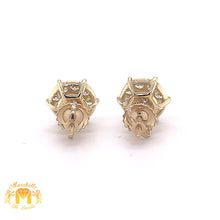 Load image into Gallery viewer, 0.60ct Diamond and 14k Gold Round Earrings