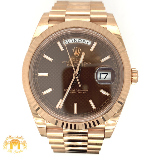 26mm Rolex 18k Yellow Gold Presidential Datejust Watch - DATEJUST LADY  PRESIDENT - ROLEX