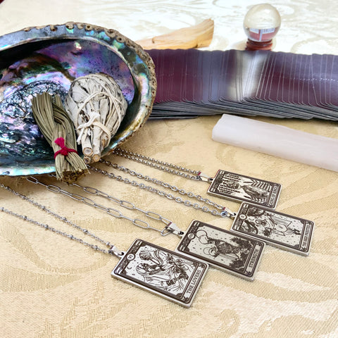 Tarot Card Necklaces