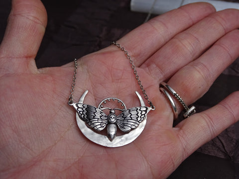 Death Head Moth Necklace