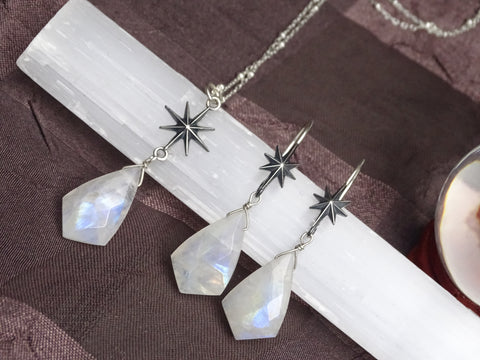 North Star Necklace and Earring set