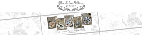 Personalized sterling silver jewelry - The Silver Wing