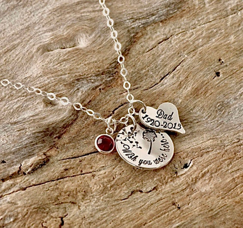 Birthstone Memorial Necklace