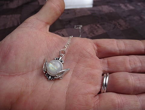 Crystal Ball Pendant Necklace