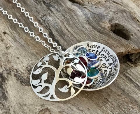 Multiple Birthstone Necklace