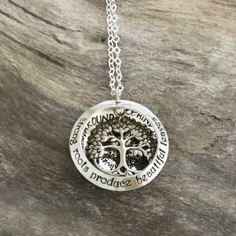 Family tree necklace