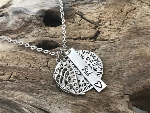 Memorial Necklace for Dad