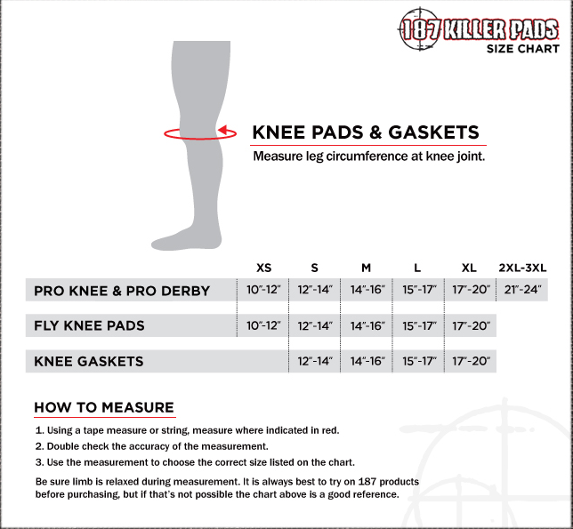 Buy 187 Pro Derby Knee Pads (Black/Red) Online | Skatescool