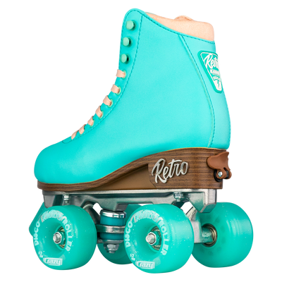 Crazy Retro Adjustable Roller Skates Teal
