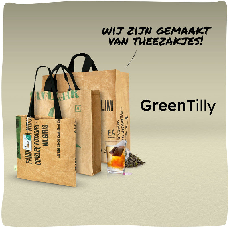 GreenTilly | Duurzame tas gemaakt van theezakken –