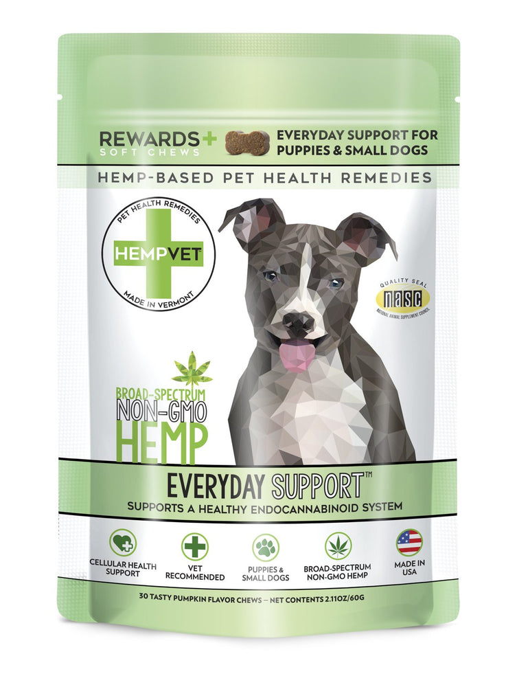 EVERYDAY SUPPORT REWARDS+ 51mg CBD Pure Hemp Complex – HempVet Pet ...