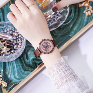 New Green Leather Women's Watches - Watch Creations