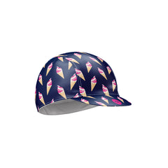Ice cream blue and pink cycling cap accessories