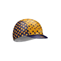 Pie cycling cap blue and yellow