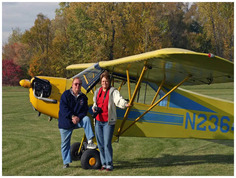 Betty Alicia Muscott and John M. White a/k/a JetAviator7, author of this blog post and owner of Pilot Supplies & Sunglasses LLC