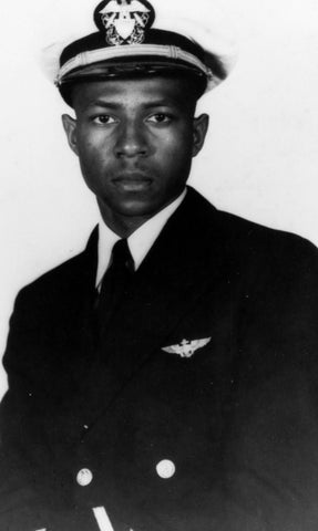 Jesse L. Brown, Ensign United States Navy, in his dress uniform wearing the Gold Navy Wings