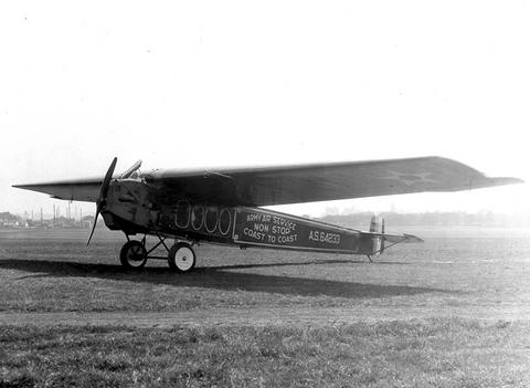 The U.S. Army Air Service T-2 Fokker airplane built in Veere, Netherlands and shipped to the U.S. in crates.