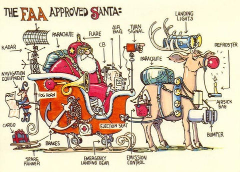 The FAA Approved Santa Sleight outling all of the FAA requirements for a safe aeronautical device!