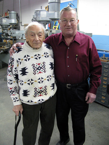 A photo of Jan Waszkiewicz and Stanley Zaleski, the founders of Randolph Engineering, Inc. in Randolph, MA