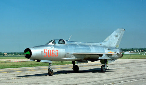 A Mikoyan-Gurevich MiG-21F-13 with the markings of the Vietnam Peoples' Air Force