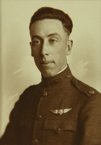 A photo of Major Rudolph William Schroeder, Chief Test Pilot of the Engineering Division, McCook Field, Ohio