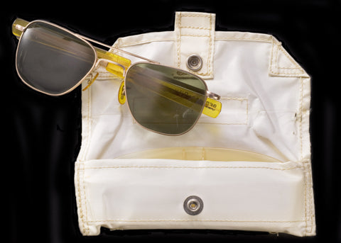 AO Original PIlot Sunglasses and Carrying Pouch for Neil Armstrong