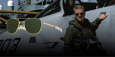 AO Original Pilot Gold Frame Sunglasses