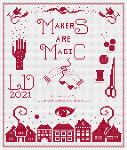 Magical Cross Stitch Designs - By Various Contributors (paperback