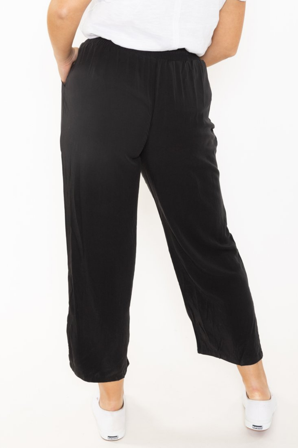 Satin Harem Pants 2 Side Slit / Cut Women Wear Ankle Split Pantaloons  Trouser | eBay