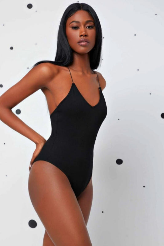Backless Solid Bodysuit – Styched Fashion