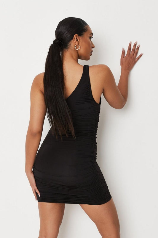 Drop Shoulder Sweatshirt Dress Black Top mini dress with belt, buy  here,only in ZAFUL! #dress #b…