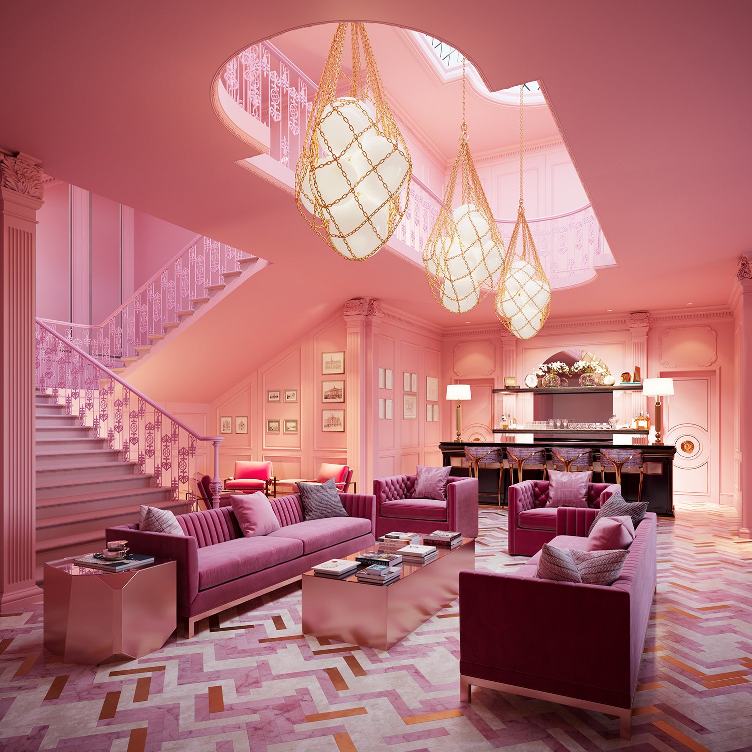 pink house style