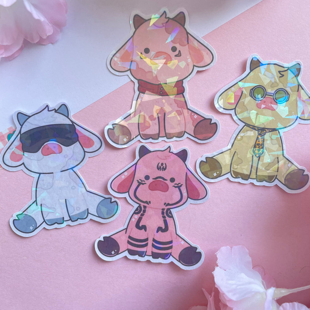 Jujutsu Kaisen Cow Stickers