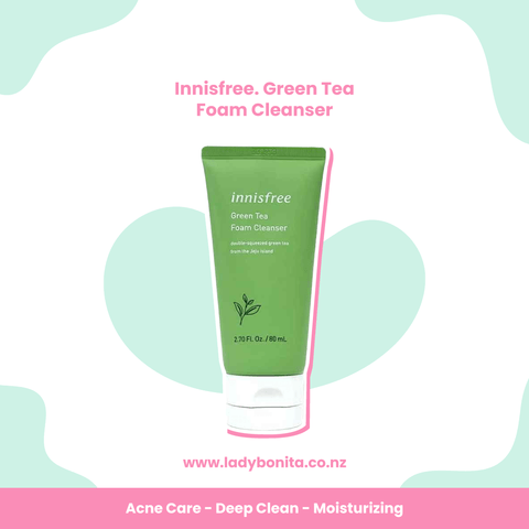 innisfree green tea foam cleanser