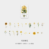 Stickers Variety Flowers [40 Pcs] Decorative Stickers B - Lady Bonita