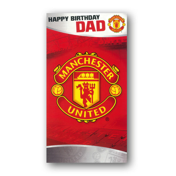 Manchester United Birthday Card Dad - Dormouse Cards