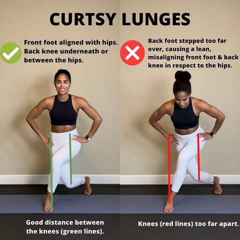 Curtsy Lunges