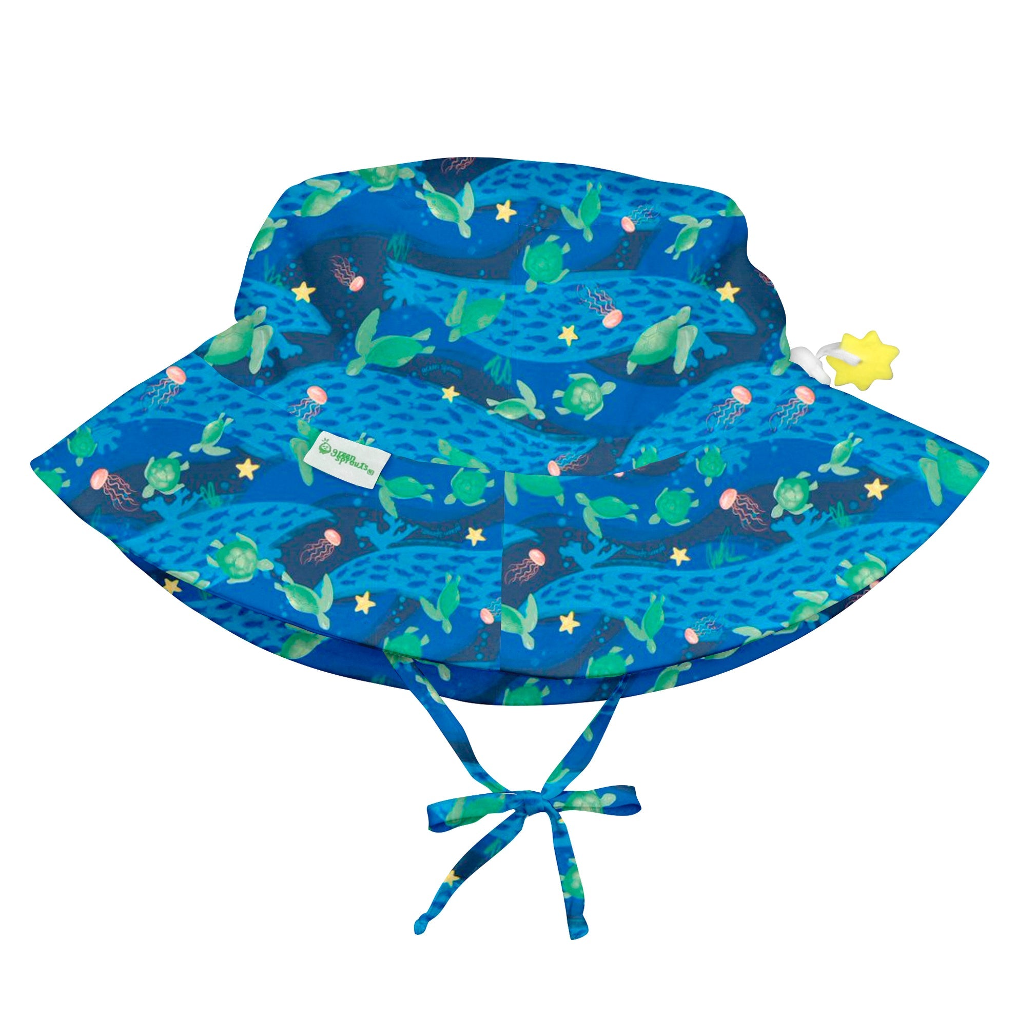 Bucket Sun Protection Hat - Navy Turtles