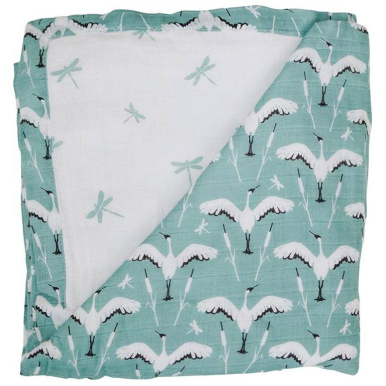 Crane + Dragonfly Oh So Soft Snuggle Blanket