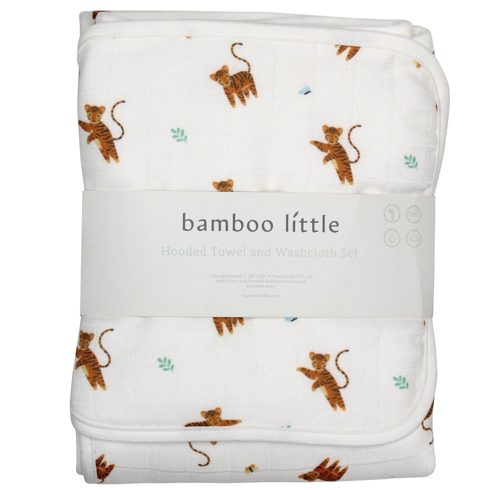 Tiger Hooded Towel Set