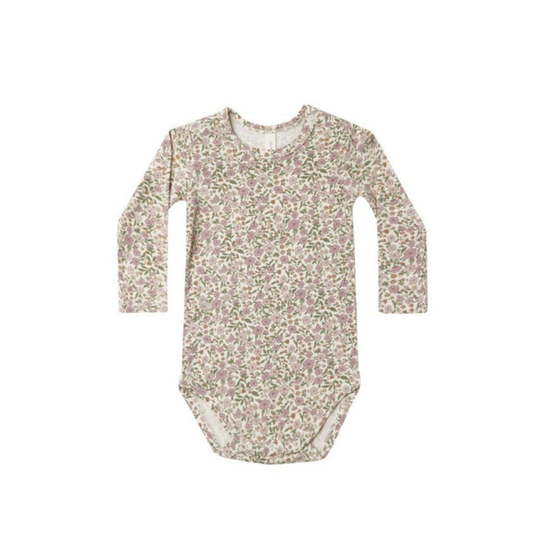 Bamboo Long Sleeve Bodysuit | Flower Field