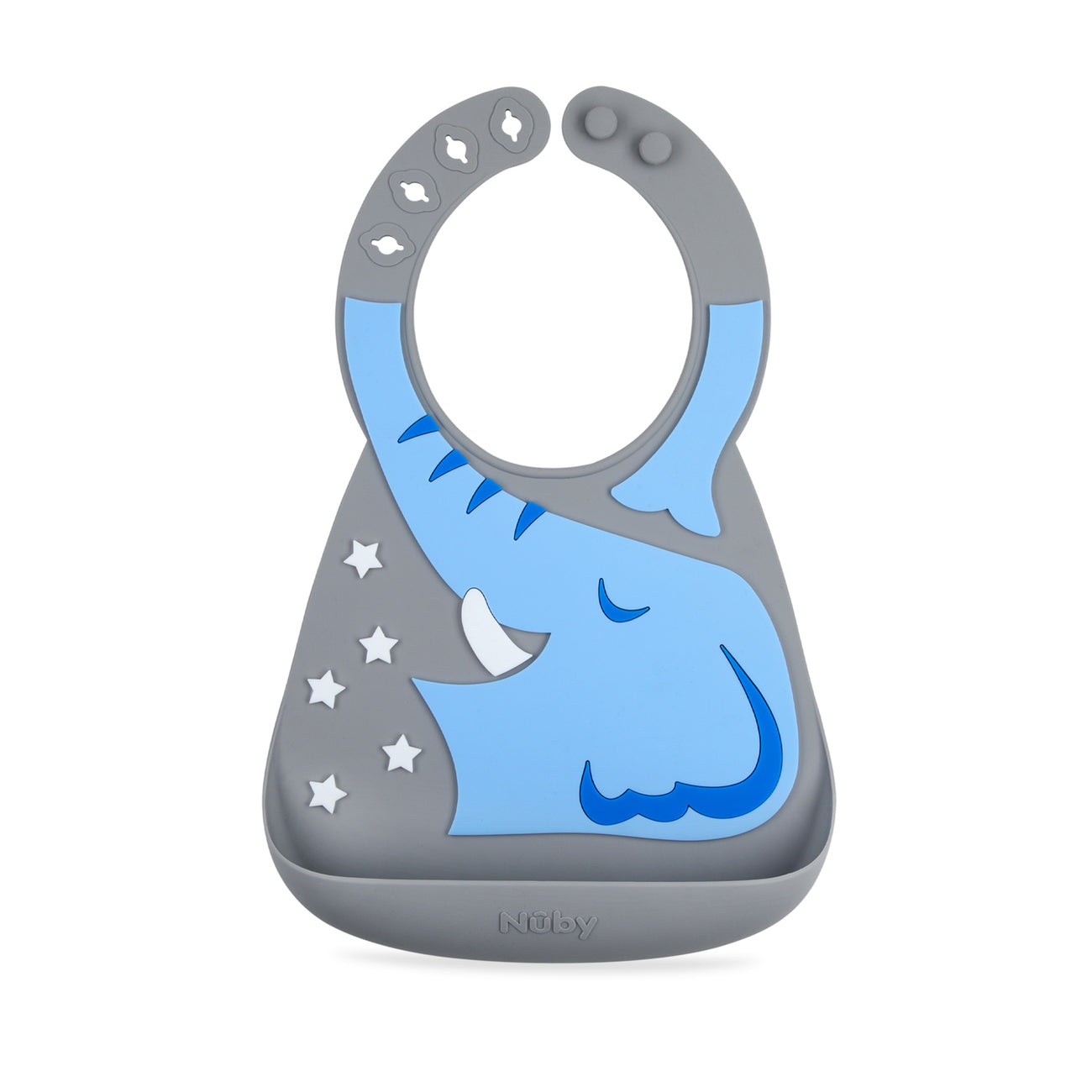 3D Silicone Bib - Elephant